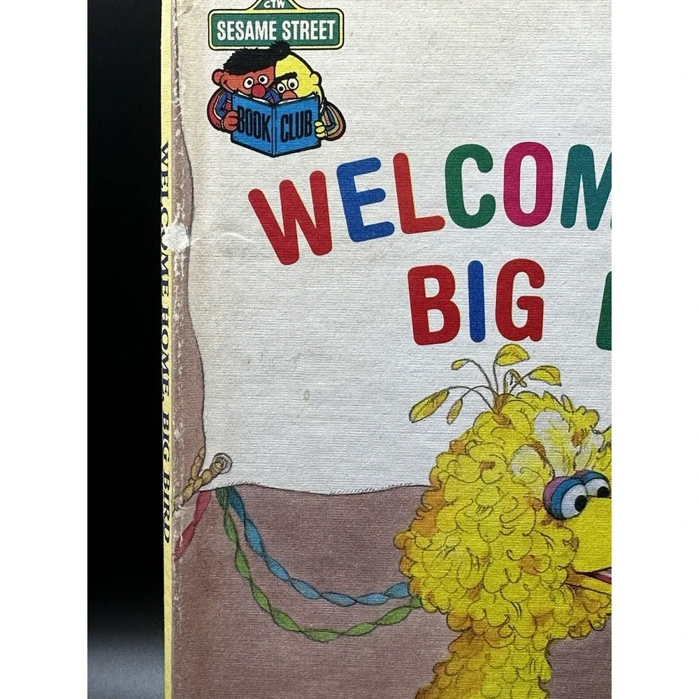 Sesame Street Book Club Welcome Home, Big Bird 1985 First Edition Hardcover READ